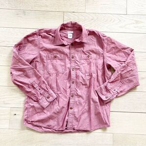 GAP Red Casual Button Down Shirt